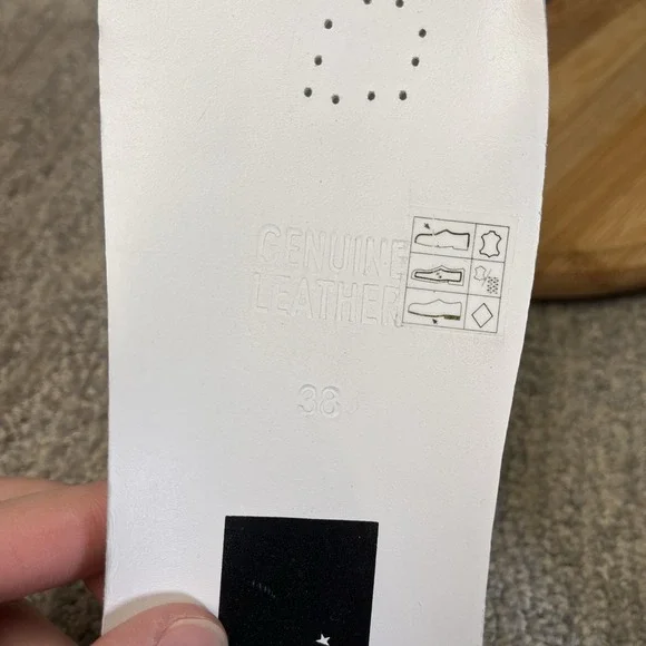 Golden Goose Yeah EU Size 38 Women's 8 Low Top Sneakers White Leather Gum Shoes - Picture 12 of 16